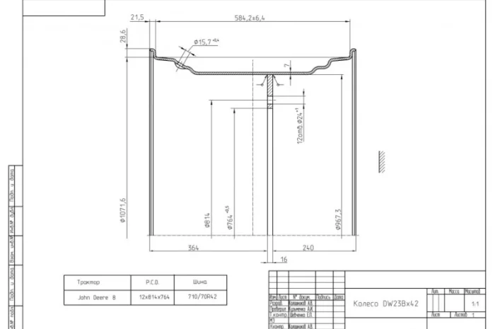 Диски на трактора комбайны, опрыскивателя R46 R48 R50 R52 R54- фото № 7
