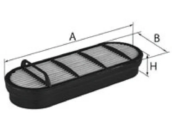 0011063350 фильтр воздушный двигателя на трактор AXION 940 оригинал- фото № 1