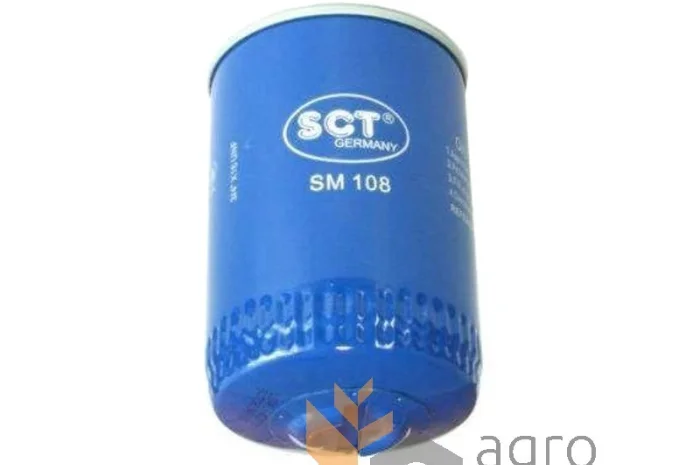 Фильтр масляный SM108 (SCT) для тракторов, комбайнов, бульдозеров- фото № 1