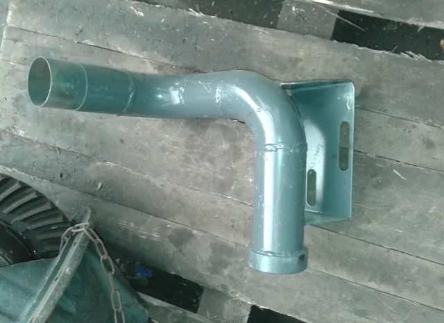 Труба выхлопная (колено глушителя) СМД-18, каталожный 18Н-17с3- фото № 1