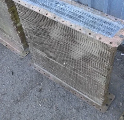 Сердцевина радиатора Т-74 (латунь, СССР, новая)- фото № 1