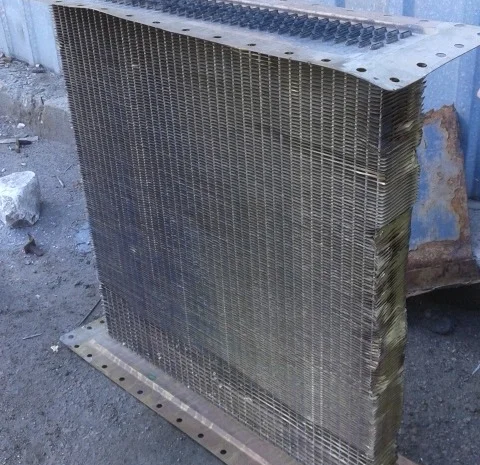 Сердцевина радиатора Т-74 (латунь, СССР, новая)- фото № 4