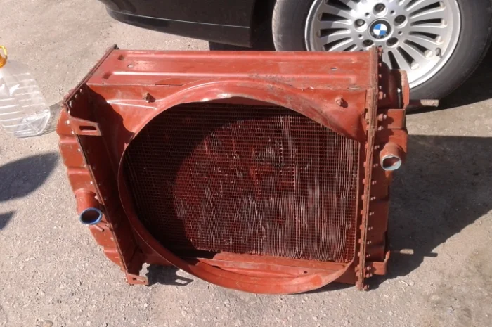 Сердцевина радиатора Т-74 (латунь, СССР, новая)- фото № 7