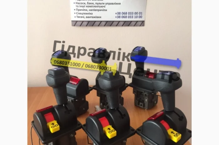 Пульт, Кран, джойстик, для управління гідравлікою. Для підйому кузова причепа- фото № 1