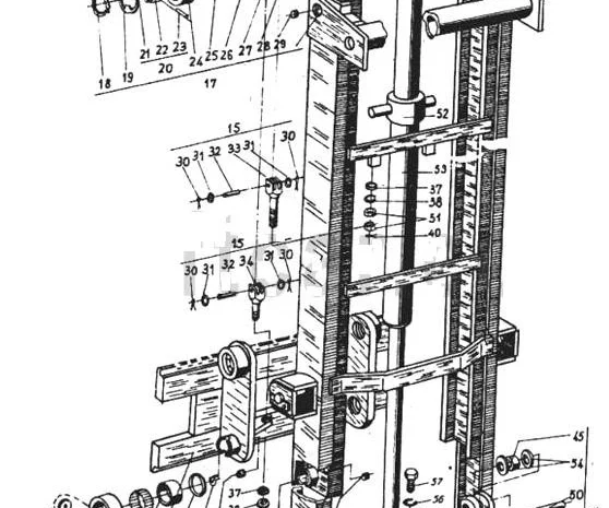 Подъемное устройство на Н=2800 (погрузчики ДВ 1784, ДВ 1786, ДВ 1788, ДВ 1792)- фото № 1