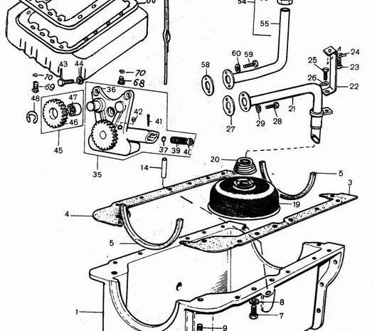 Масляная ванна на Двигатель Д2500к на погрузчик Балканкар- фото № 1