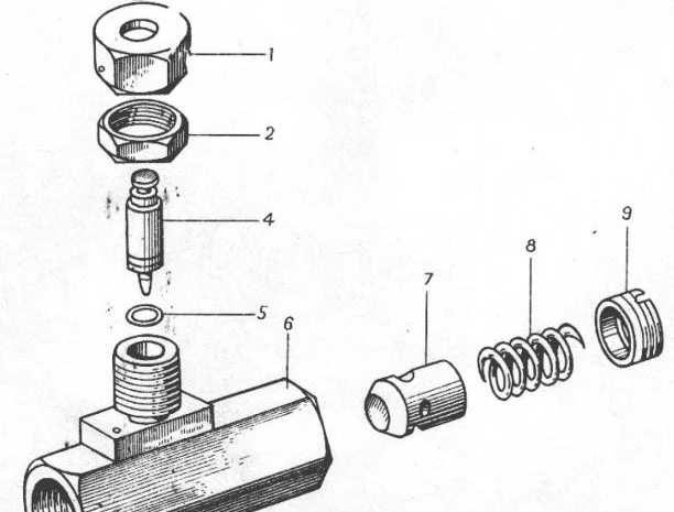 Дроссель регулируемый на погрузчики ДВ 1784, ДВ 1786, ДВ 1788, ДВ 1792- фото № 1