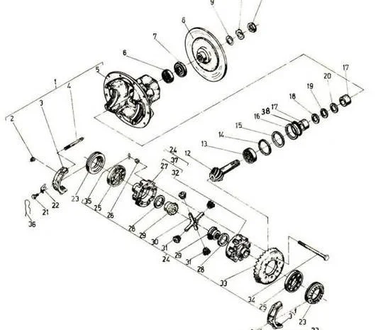 Главная передача на погрузчики Балканкар ДВ 1784, ДВ 1786, ДВ 1788, ДВ 1792- фото № 1