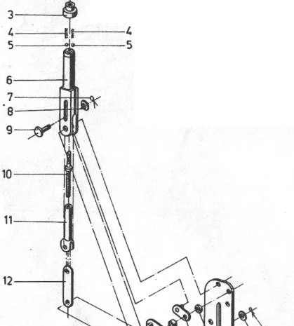 Ручной тормоз на погрузчики ДВ 1784, ДВ 1786, ДВ 1788, ДВ 1792- фото № 1