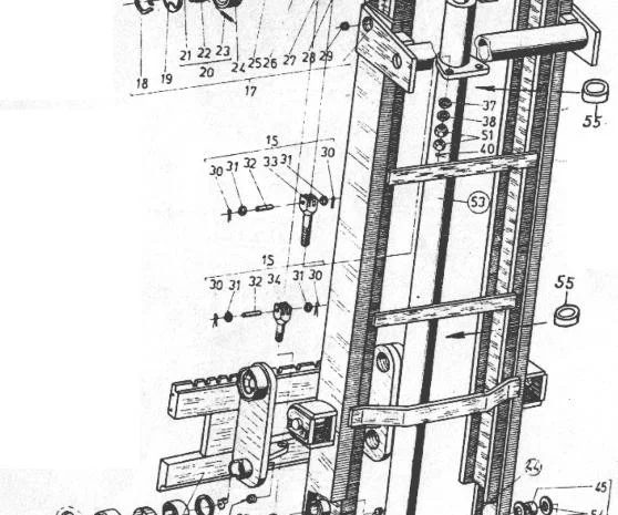 Подъемное устройство на Н=3300 (погрузчики ДВ 1784, ДВ 1786, ДВ 1788, ДВ 1792)- фото № 1