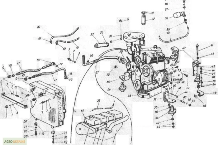 Подвеска двигателя на погрузчики ДВ 1784, ДВ 1786, ДВ 1788, ДВ 1792- фото № 1