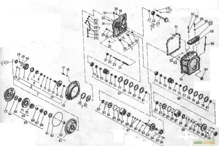 Гидродинамическая передача 6860 на погрузчики ДВ 1784, ДВ 1786, ДВ 1788, ДВ 1792- фото № 1