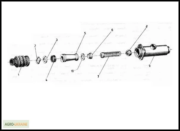 Тормозная система главный тормозной цилиндр на погрузчик ЕВ 687- фото № 1