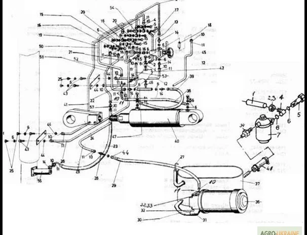 Гидравлическая система на Н2800 на погрузчик Балканкар ЕВ 687- фото № 1