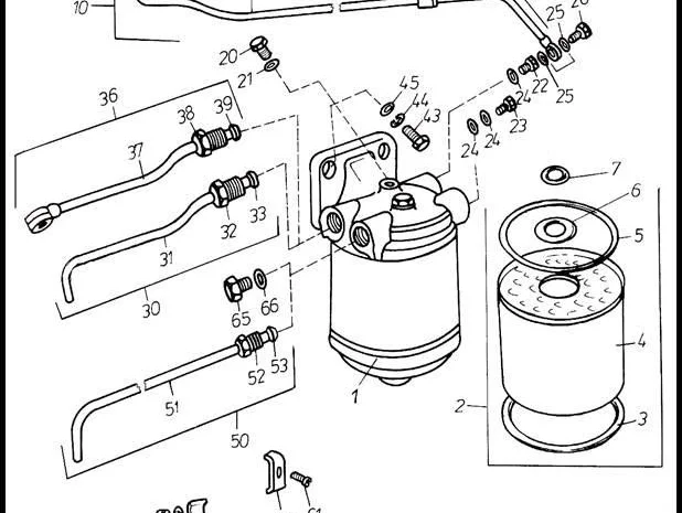 Фильтр топливный на Двигатель Д 3900к- фото № 1