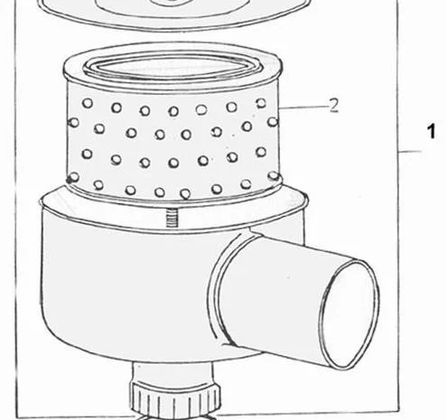 Воздушный фильтр на Двигатель Д2500к на погрузчик Балканкар- фото № 1