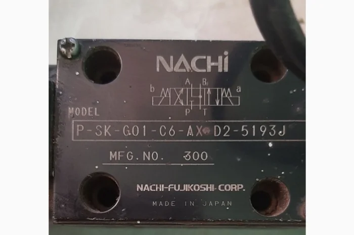 Электрический гидрораспределитель Nachi Japan- фото № 2