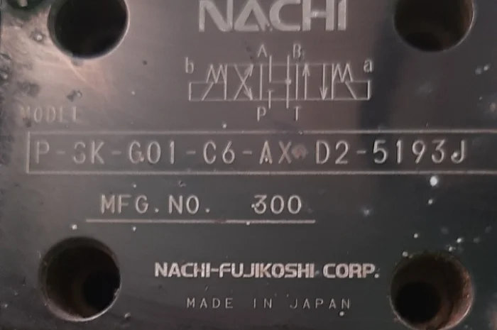 Электрический гидрораспределитель Nachi Japan- фото № 4