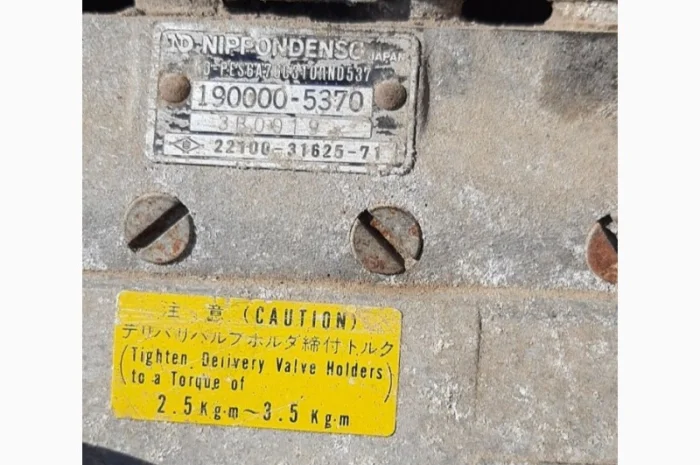 Топливный насос тнвд дизельного двигателя тоета 2H- фото № 2