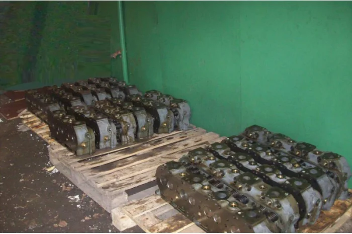 Головка блока цилиндров ЯМЗ 238- фото № 1