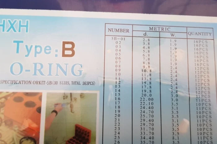 Набор уплотнительных колец 363 шт- фото № 1