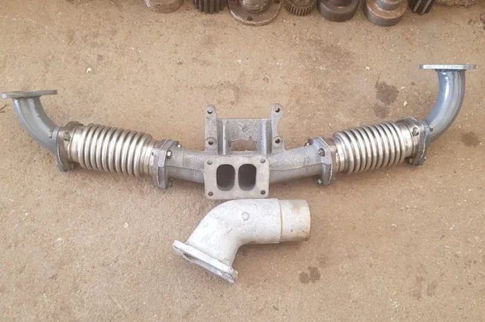 Комплект переоборудования глушителя Т-150 с вертикальным защитным экраном- фото № 1