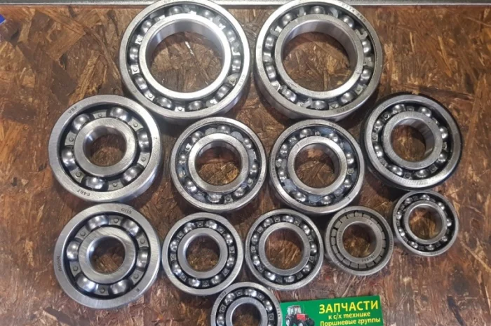 Комплект подшипников на КПП трактор Т-25 (12 шт)- фото № 1