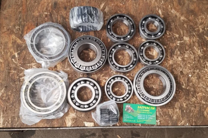 Комплект подшипников на КПП МТЗ-80, МТЗ-82 (12 шт)- фото № 1