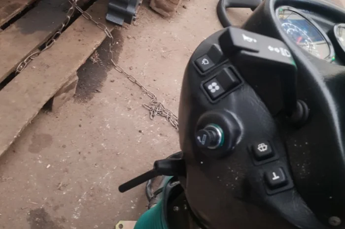 Колонка регулируемая (откидная, ламанная) Т-150 в сборе- фото № 5