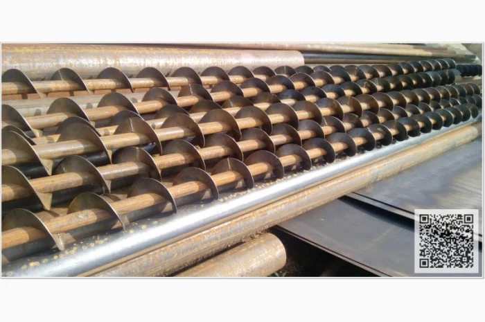 Спираль сварная шнековая (шнек) для цемента/песка. Диаметр 140. Лопасть 4 мм. Под заказ- фото № 1