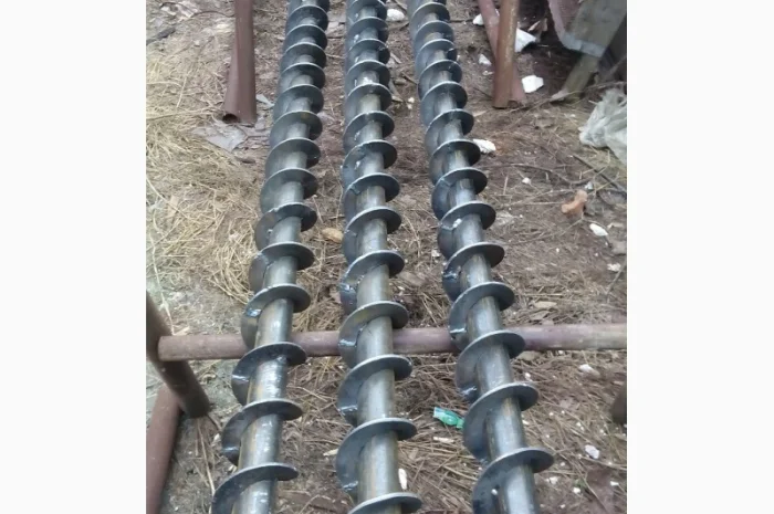 Шнековая спираль (шнек), диаметр 140 мм (под трубу 159), лопасть 2 мм, 950 грн./м- фото № 1