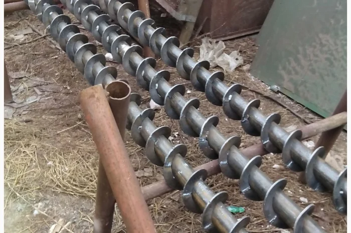 Шнековая спираль (шнек), диаметр 140 мм (под трубу 159), лопасть 2 мм, 950 грн./м- фото № 3