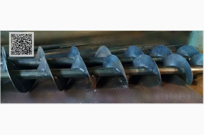 Шнек сегментный (шнековая спираль сварная) диаметр - 200 мм. лопасть 3 мм- фото № 2