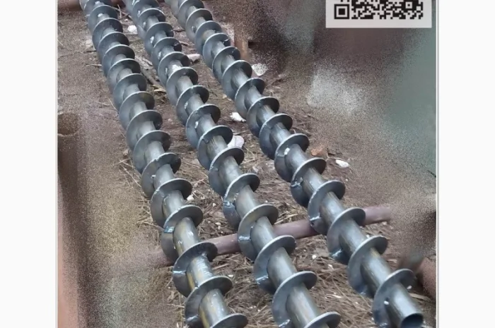 Спираль шнековая (шнек) сварная для винтовых конвейеров. В наличии- фото № 2