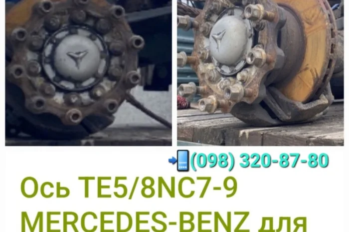 Постоянно в наличии оси б/у для полуприцепов Schmitz, Schwarzmüller, Fruehauf, Kögel- фото № 1