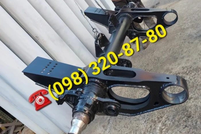 Ось Mercedes-Benz На полурессорах для прицепа полуприцепа- фото № 1