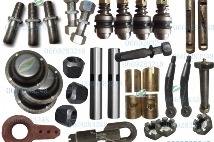 Запчастини 2ПТС-4/КТУ; стремянка, ресора, ступиця, сальник, шпилька, клин, петля дишла- фото № 1