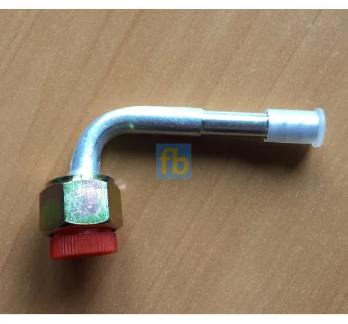 Фітинг Алюмінієвий кутовий 6 гайка 3/4- фото № 2