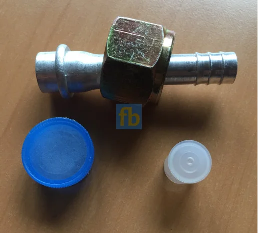 Фітінг Алюмінієвий прямий 10 гайка 12 від fast-best- фото № 1