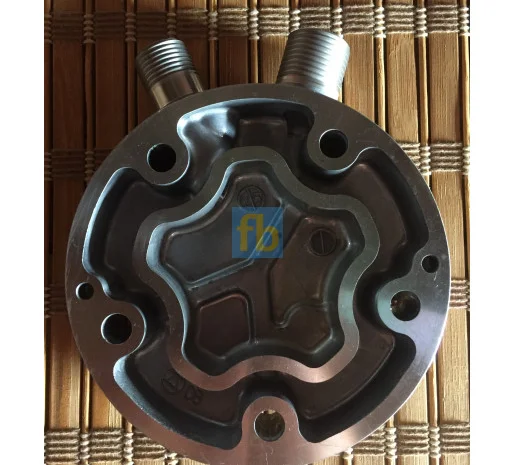 Крышка задняя компрессора Sanden 5S14, 5H14 вертикальная- фото № 1