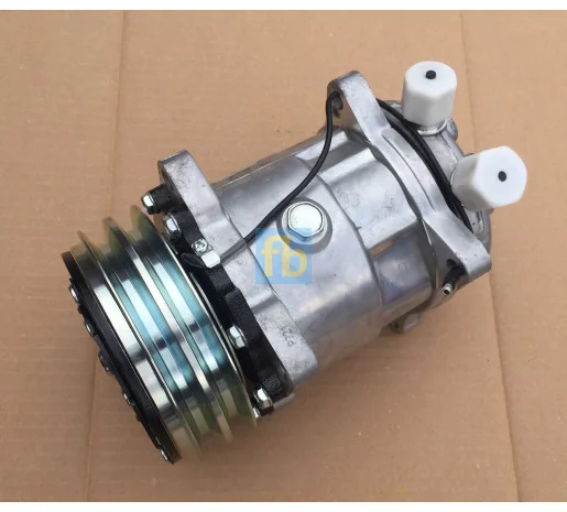 Компресор кондиціонера 5H14 A2 132мм 12в 6626, SD6626- фото № 3