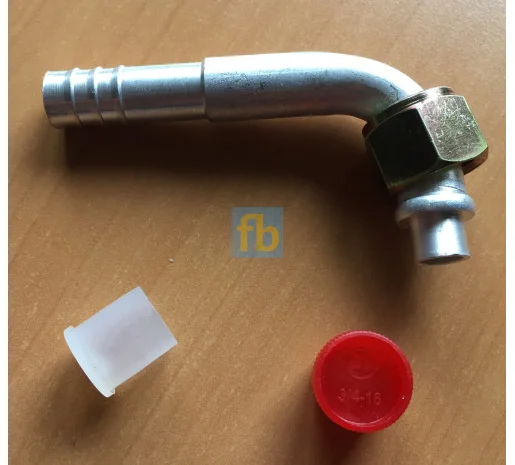 Фітинг Алюмінієвий кутовий 90 градусів 10 гайка 3/4- фото № 2