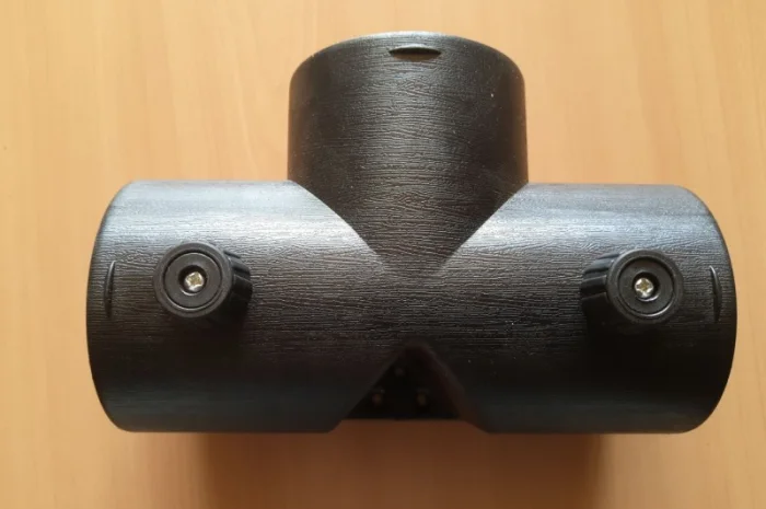 Трійник повітроводу 75мм із заслінкою для автономного обігрівача- фото № 1