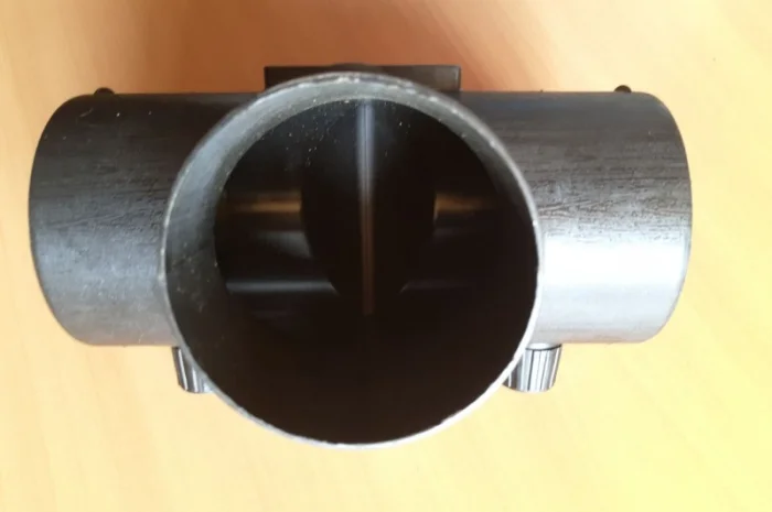 Трійник повітроводу 75мм із заслінкою для автономного обігрівача- фото № 3