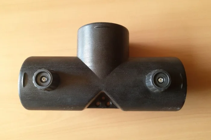 Трійник повітроводу із заслінкою для автономного обігрівача 60мм- фото № 1