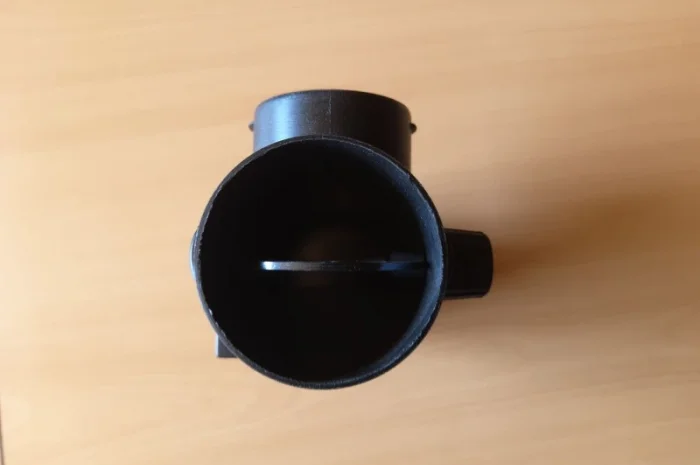 Трійник повітроводу із заслінкою для автономного обігрівача 60мм- фото № 4