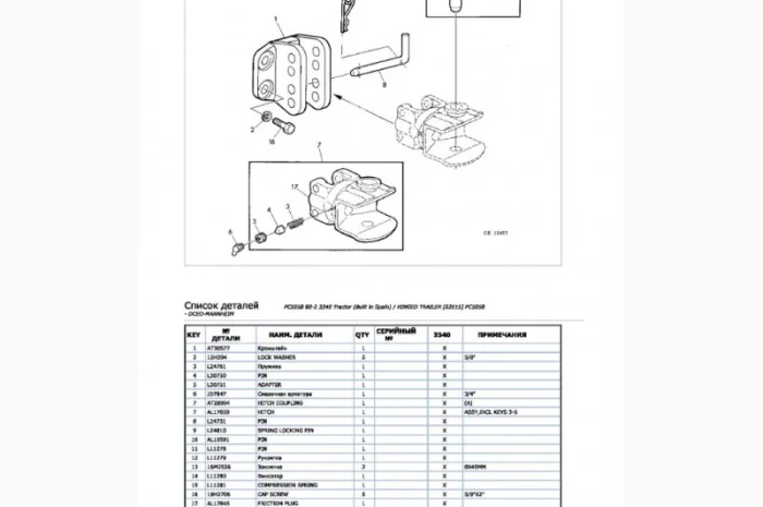 Каталог запчастей Джон Дир 3340 - John Deere 3340 книга на русском языке- фото № 2