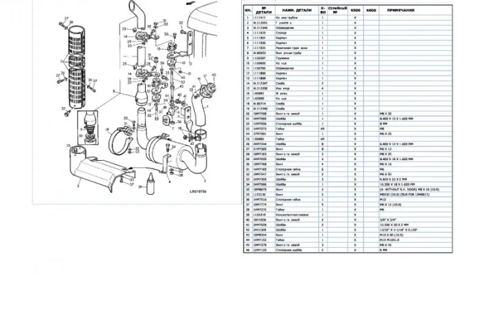 Каталог запчастей Джон Дир 6506 - John Deere 6506 в виде книги на русском языке- фото № 1