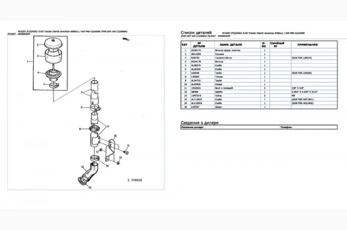 Каталог запчастей Джон Дир 3150- John Deere 3150 на русском языке в книжном виде- фото № 2