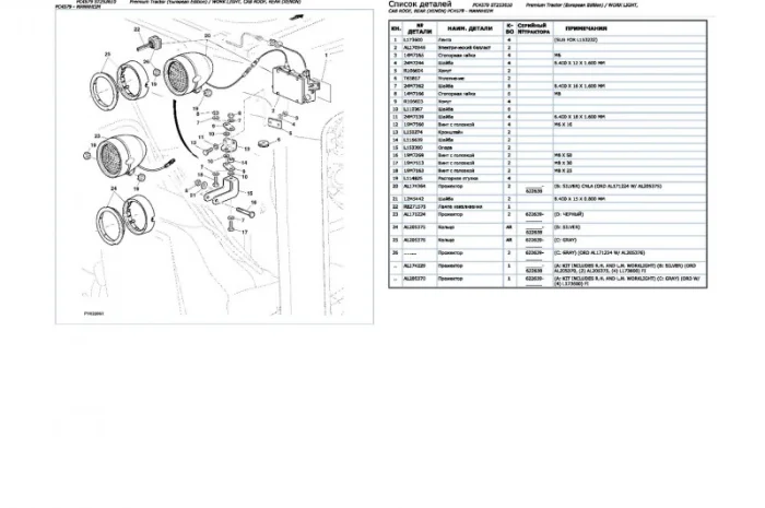 Каталог запчастей Джон Дир 7500 - John Deere 7500 в книжном виде на русском языке- фото № 2